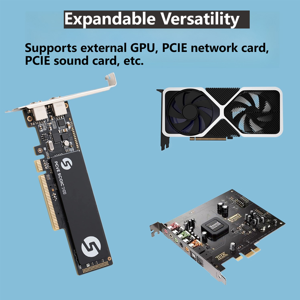 Dock card đồ họa rời Oculink e - đánh giá và giá Oculink Egpu Dock Graphics Card