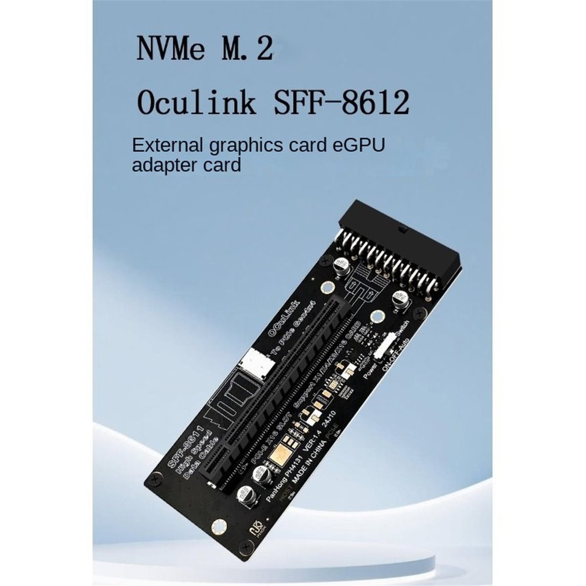 OCuLink EGPU Dock PCIe 4.0 X4  - đánh giá và giá Oculink Egpu Dock Graphics Card